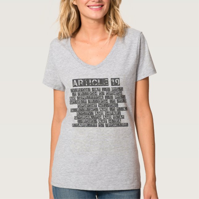Craigslist "Article 19" T-Shirt (Front)