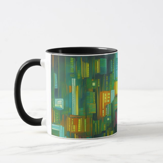 Crammed city dwellings mug (Left)