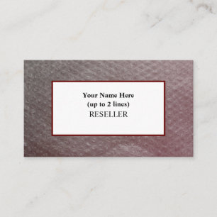 Cran. Gradient Bubble Wrap Background I Reseller Business Card