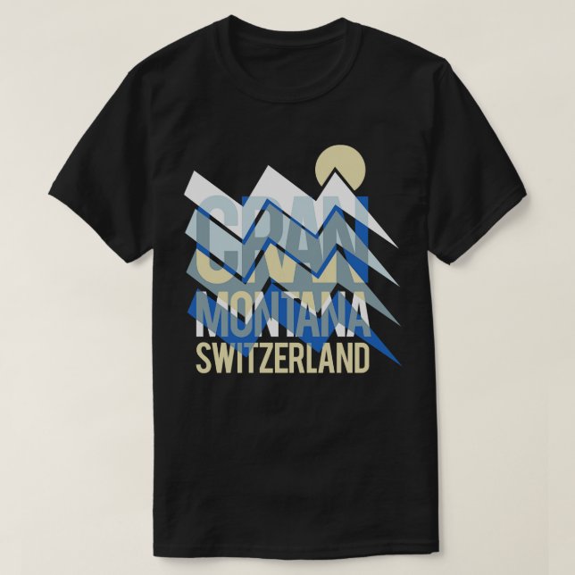 cran montana T-Shirt (Design Front)