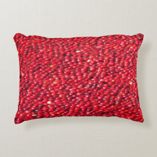 Cranberries Festive Red Decorative Cushion