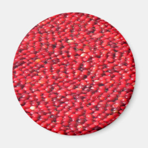 Cranberries Festive Red Magnet