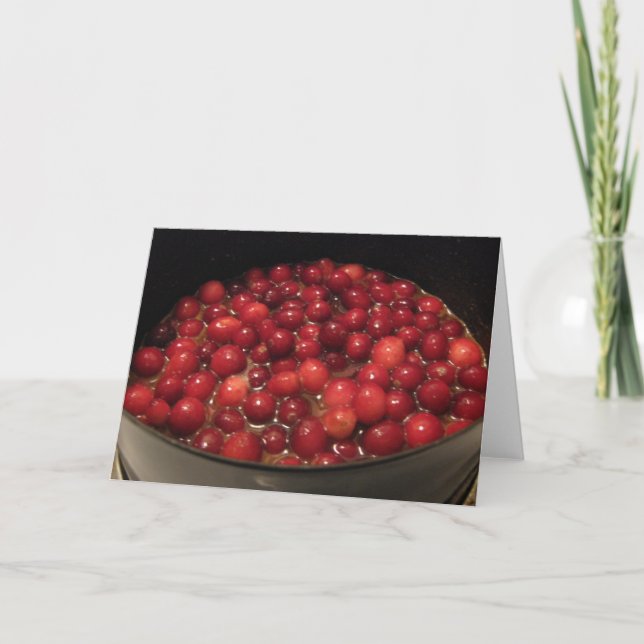Cranberries Holiday Card (Front)