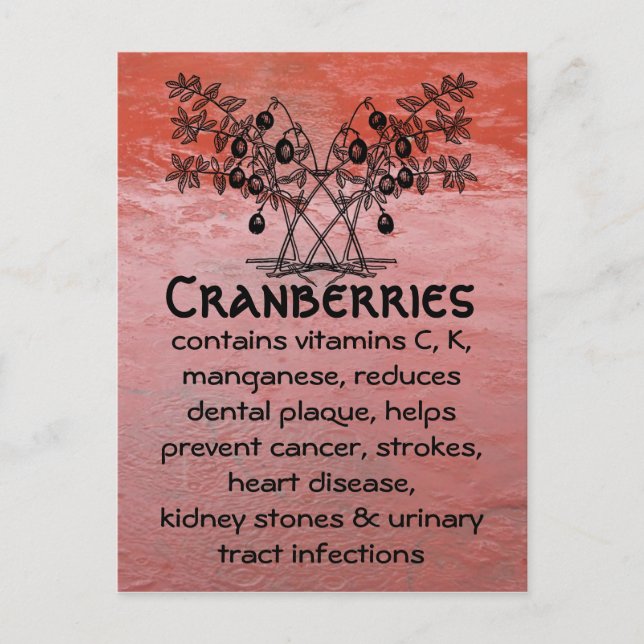 cranberries postcard (Front)