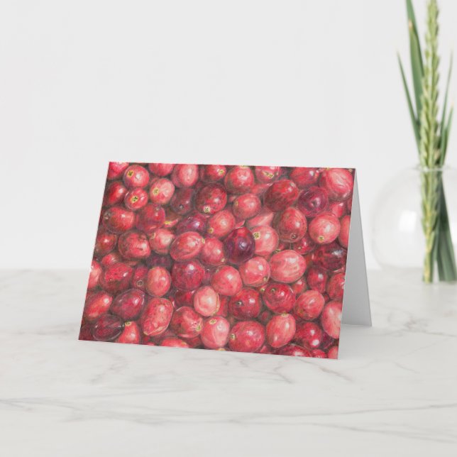Cranberries Still Life Card (Front)