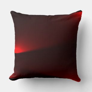 Cranberry And Black Lights Cushion