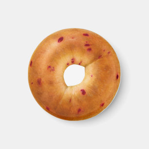 Cranberry Bagel Magnet