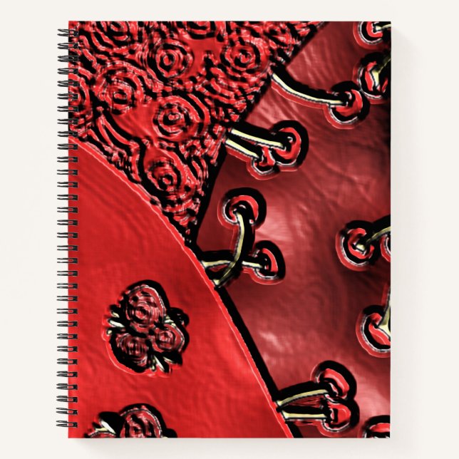 Cranberry Bazaar  Notebook (Front)