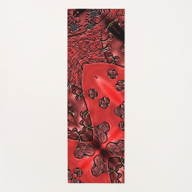 Cranberry Bazaar  Yoga Mat (Front)