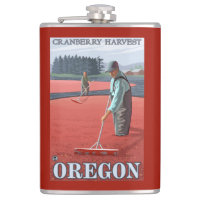Cranberry Bogs Harvest Vintage Travel Poster