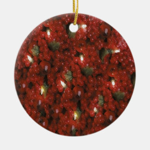 Cranberry Christmas Tree Ornament