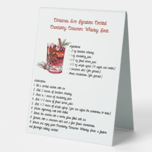 Cranberry Cinnamon Christmas Signature Cocktail