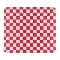 Cranberry fizz checkerboard pattern