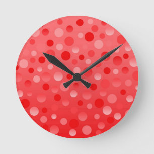 Cranberry Fizz clock round