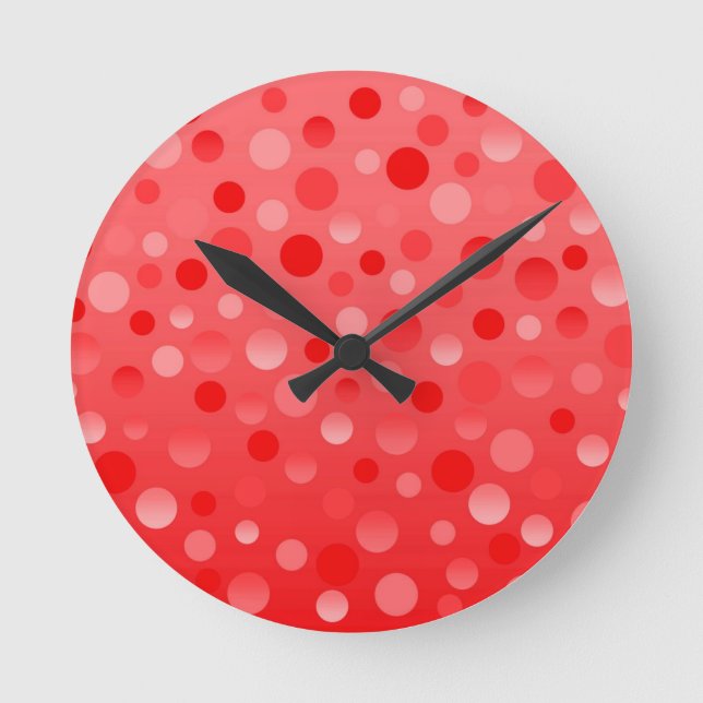 Cranberry Fizz clock round (Front)