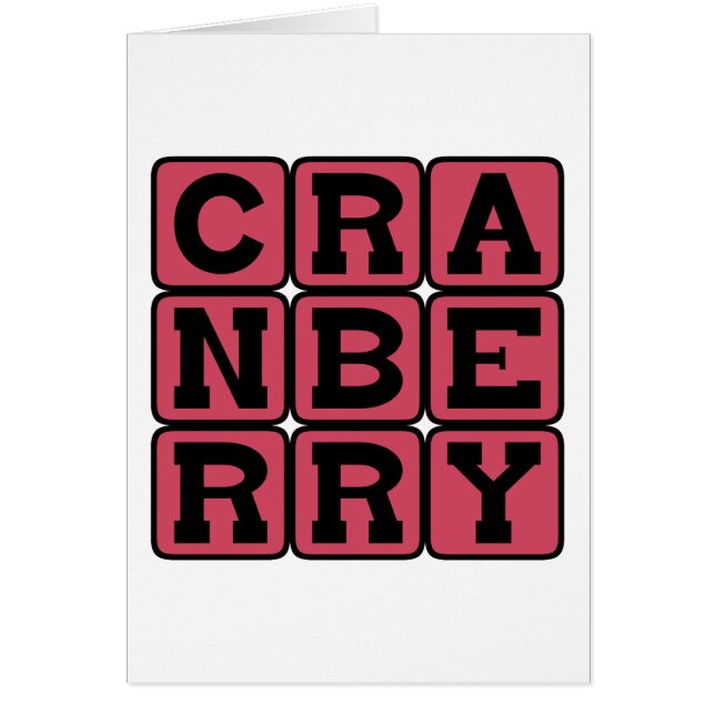 Cranberry, Fruit (Front)