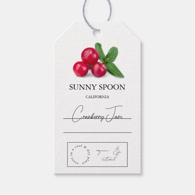 Cranberry Hang Tag (Front)