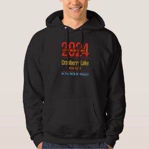 Cranberry Lake New York NY Total Solar Eclipse 202 Hoodie