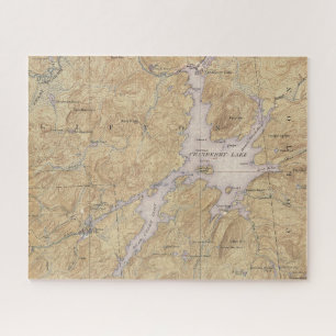 Cranberry Lake, Wanakena, Oswegatchie River Area Jigsaw Puzzle