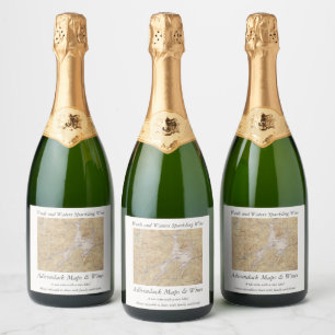 Cranberry Lake, Wanakena, Oswegatchie River Area Sparkling Wine Label