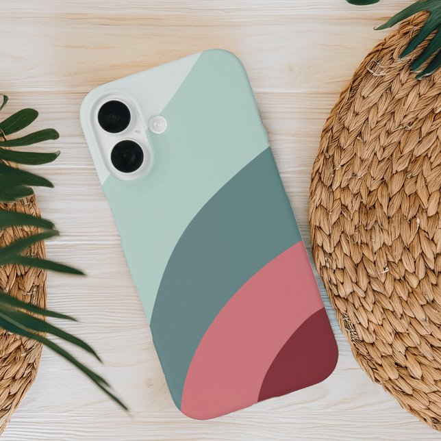 Cranberry & Mint Boho Colour Flow Case-Mate iPhone Case (Creator Uploaded)