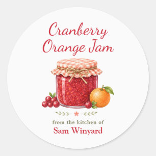 Cranberry Orange Jam From the Kitchen Of Label