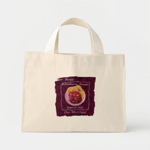 Cranberry Orange Relish: Recipe Mini Tote Bag