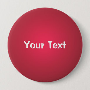Cranberry Red 4" Custom Text Button Template