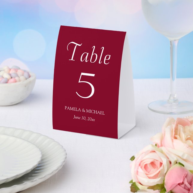 Cranberry Red Simple Style Wedding (Insitu(Wedding))