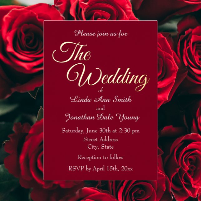 Cranberry Red Simple Style Wedding (In Situ Wedding)