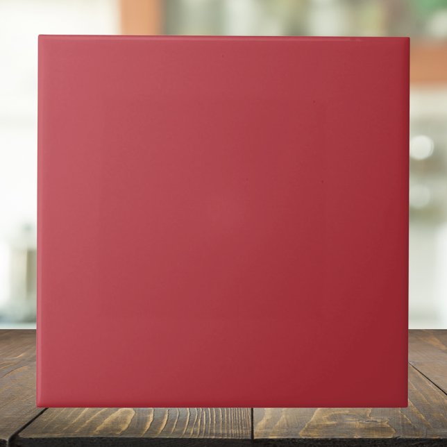 Cranberry Red Solid Colour | Classic | Elegant Tile (Creator Uploaded)
