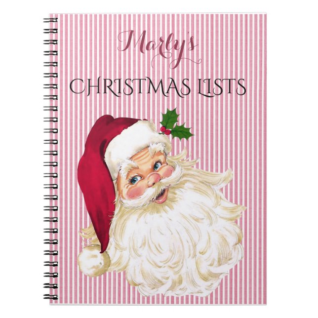 Cranberry Santa Claus To Do Gift Book (Front)