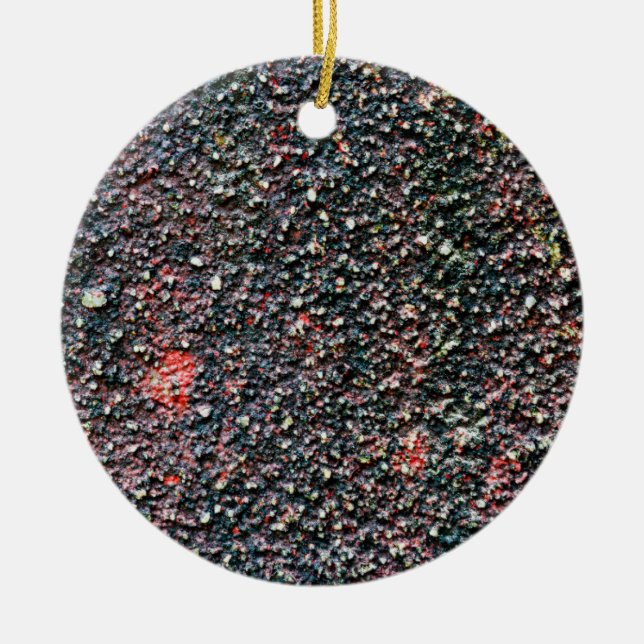 cranberry stir ceramic tree decoration (Front)