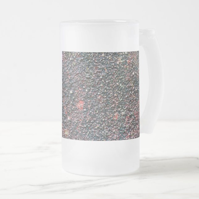cranberry stir frosted glass beer mug (Front Right)