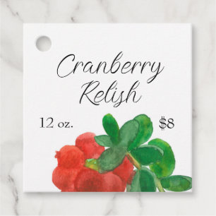 Cranberry Tag Homemade Condiment Jar Price