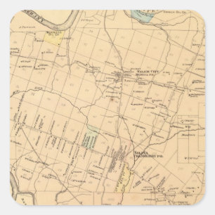 Cranberry Township Square Sticker