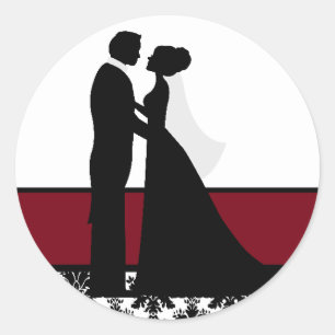 Cranberry Wedding Couple Seals