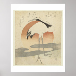 Crane at the First Sunrise of the Year (c. 1821) Poster