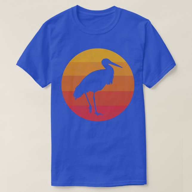Crane Bird T-Shirt (Design Front)