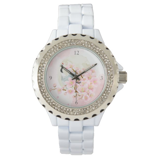 Crane & Blossom Chinoiserie eWatch Watch (Front)