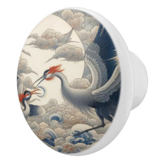 Crane Ceramic Pull Knob