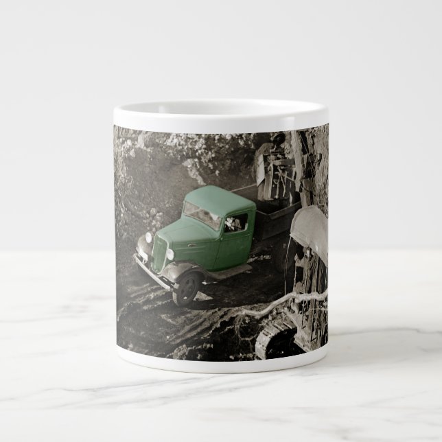 CRANE COLORSPLASH CHEVROLET OPERATING ENGINEER LARGE COFFEE MUG (Front)