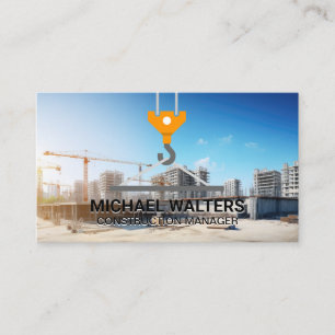 Crane   Construction   Builder  Business Card