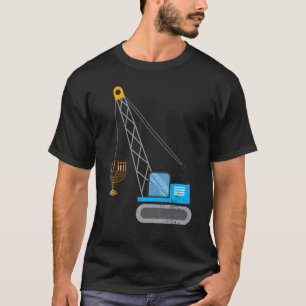 Crane Construction Chanukah Pyjamas Toddler Boys H T-Shirt