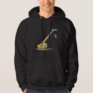 Crane Construction Crane Building Builder Crane Hoodie