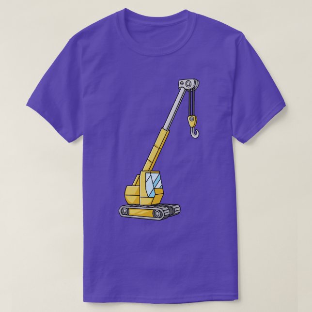 Crane Construction Crane T-Shirt (Design Front)