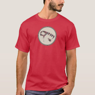 Crane Eating Fish T-Shirt