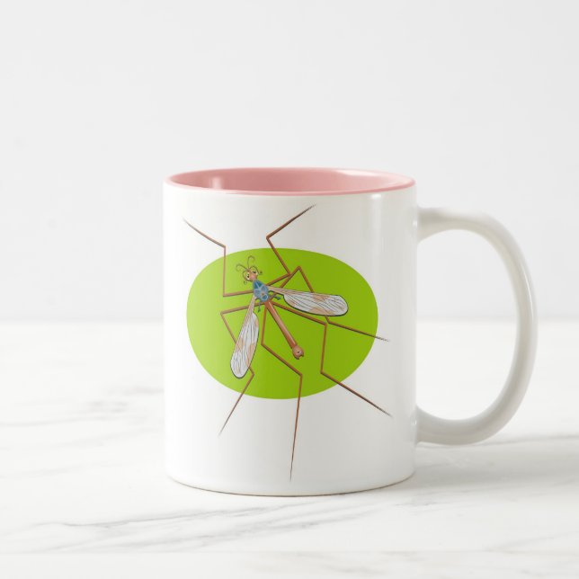 Crane Fly Two-Tone Coffee Mug (Right)