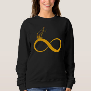 Crane Heavy Equipment Operator Infinity Crane Ope Sweatshirt