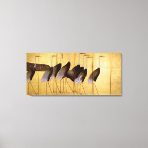 Crane, Ogata Korin Japanese Fine Art Canvas Print